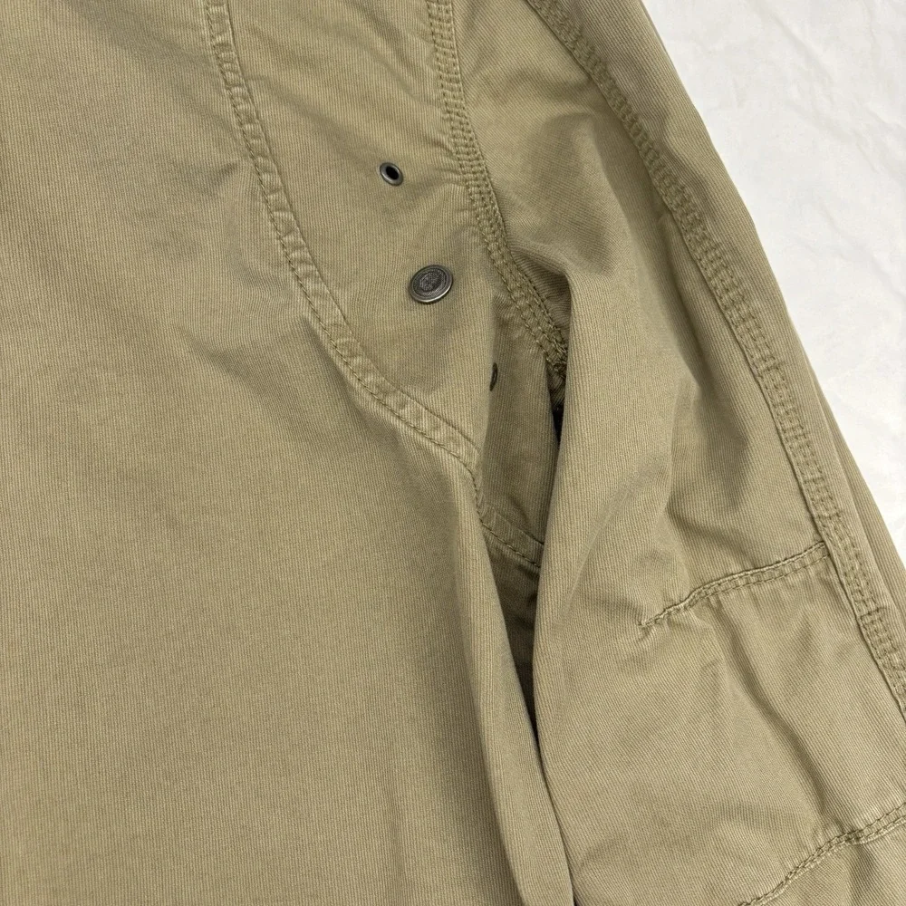 Men's LEVI'S Khaki‎ 100% Cotton Button Up Utility Jacket Size Large